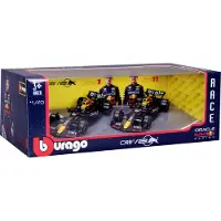 Bburago 78511 F1 2024 Oracle Red Bull Rb20 Max Verstappen &amp; Sergio Perez 1:43 Modelbouwkit Auto 2 Eenheden