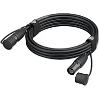 Neutrik NKE5E-E1E1-M0005 RJ45 Netwerkkabel, patchkabel CAT 5e 0.5 m Zwart Zeer flexibel 1 stuk(s)