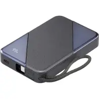 Voltcraft VC-PBP2535CB Powerbank 10000 mAh USB PD 3.0 Li-ion Zwart Statusweergave