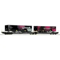 Roco 6600170 Containerwagen DC TX logistiek