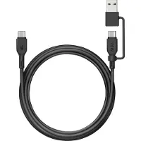 GP GPCBCCBVBKUSB971 USB-kabel USB 2.0 USB-C, USB-A stekker 1.50 m Zwart