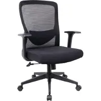 Speaka Professional Bureaustoel SP-MOC-002 Zwart SP-14124760 1 stuk(s)