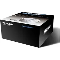 Megasat 100146 Coaxkabel Buitendiameter: 7 mm 110 dB Wit 20 m