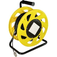 Logilink CQ4060S RJ45 Netwerkkabel, patchkabel CAT 7 S/FTP 60 m Zwart-geel Halogeenvrij, Laag rookgasgehalte, TPE-mantel 1 stuk(s)