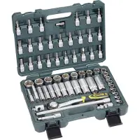 BRÜDER MANNESMANN M 2045-SL Dopsleutelset Metrisch 3/8 (10 mm) 61-delig