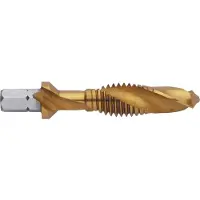 Exact 5922 Combinatietapboor Metrisch M4 0.7 mm Rechtssnijdend DIN 3126 HSS 1 stuk(s)