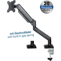 My Wall bureaubeugel | 1 monitor tot 32 inch | interactief | zwart