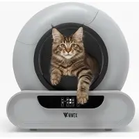Vivex Automatische Kattenbak – Zelfreinigende Kattenbak - Inclusief App – 75L - incl Matje en 5 Rollen opvangzakjes - XXL