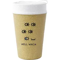 Koziol Dubbelwandige Koffiebeker met Deksel, 0.4 L, Organic, Hell Wach - | Iso To Go