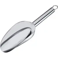 Westmark Keukenhulp voedsel doseer schep - rvs - 50 ml - 21 x 5.5 cm - opstaande rand