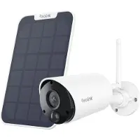 Reolink 5MP Wifi-batterijcamera Voor Buiten - Slimme Detectie - Geen Maandelijkse Kosten - Argus Series B320 + Zonnepaneel