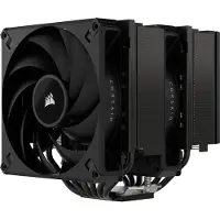 Corsair A115 - Koeler voor processor - 84.5 CFM - 400 - 1600 omw/min. - 5 - 33.9 dBA - 4-pins PMW - voor Intel LGA 1700, 1200, 115x - AMD AM5, AM4 - 2x AF140 ELITE PWM-fans - Zwart