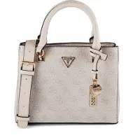 GUESS Schoudertas 'Noelle' beige / wit