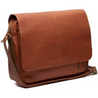 The Chesterfield Brand schoudertas schoudertas met laptopvak Richard Shoulderbag Cognac bruine