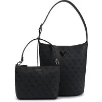 GUESS Schoudertas 'MERIDIAN II' zwart
