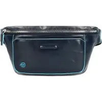 Piquadro Schoudertas blauw