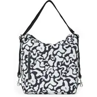 Mandarina Duck Schoudertas 'Hunter Moire' zwart / wit