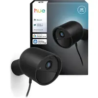 Philips Hue Secure Cam 2K Bedraad Zwart