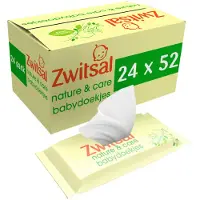 Zwitsal 2x Babydoekjes Nature & Care 12x52 = 624 Stuks