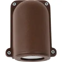 Ks Verlichting - wandlamp - Pilot - buitenlamp - corten - downlighter - GU10 - aluminium - landelijk