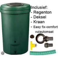 Harcostar Regenton Magnum 350L + gratis kraan en Easy fix comfort.