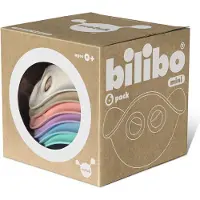 Moluk Bilibo Mini - Set Van 6 - Pastel Mix - 12X12X7Cm - 0 Jaar