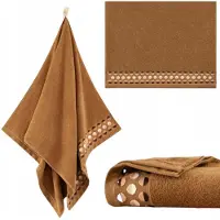 Zwoltex ZEN-2 - Badhanddoek - 70x140 - Bruin - Zacht en Absorberend