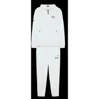 EA7 Heren Tennis Pro trainingspak wit (M), Sportief, Tennis/padels, Meerdere sporten, Polyester, Lange mouwen 8NPV08_PN4HZ