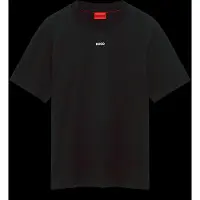 HUGO Shirt 'Dapolino' zwart / wit