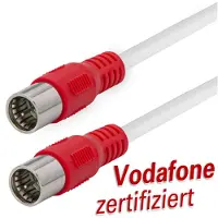 MaxTrack F-quick (m) - F-quick (m) coaxkabel | Class A+ | koper | recht | wit | 3 meter