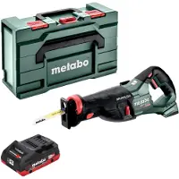 Metabo SSEP 18 LT BL accu reciprozaag 18 V 32 mm borstelloos + 1x LiHD accu 4.0 Ah + metabox - zonder lader