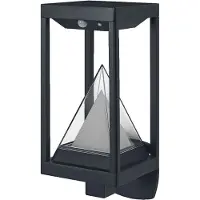 Osram SMART+ Outdoor Solar Alps, Buitenwandlamp, Zwart, Aluminium, Polycarbonaat (PC), IP44, Geschikt voor garage, Energieklasse III