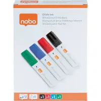 Nobo Glide Jumbo Chisel Tip Chalk Marker 4 Units Veelkleurig Kinderen