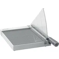 Leitz Precision Home Office snijmachine 9019 A4 305 mm stalen snijblad EdgeGlow lichtgrijs 10 vel