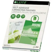 Leitz - Lamineerhoezen - A4 - Zelfklevend - 80 Micron - 100 stuks