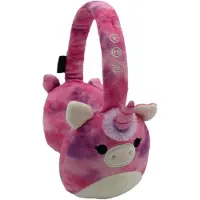 Squishmallows - Lola - draadloze kinderkoptelefoon - met pluche - microfoon - bluetooth
