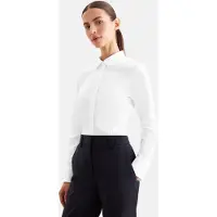 Seidensticker Shirt body zwart / wit
