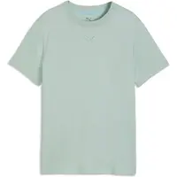 Puma Essential T-shirt met logo - mintgroen Meisjes Katoen Ronde hals Logo - maat 164