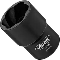Vigor Hazet V3745 Spiraalgroef-dopsleutelinzet 27 mm 1/2 (12.5 mm)