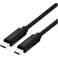 Roline USB4 Gen3x2 kabel, type C naar C, ST/ST, 8K UHD-2, 40 Gbit/s, 240W, zwart, 1 meter