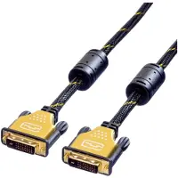 Roline GOLD Monitorkabel DVI, M-M, (24+1) dual link, 1 m