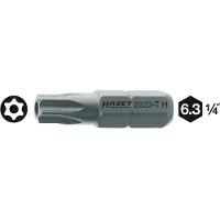 Hazet 2223-T27H 2223 Torx-bit Aandrijving: 1/4 (6,3 mm) Uitvoering: Torx BO TB 27 25 mm