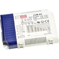 MEAN WELL LCM-60 LED-driver Constante stroomsterkte 60 W 0.5 - 4.4 A 2 - 90 V/DC PFC-schakeling, Overbelastingsbescherming, Dimbaar 1 stuk(s)