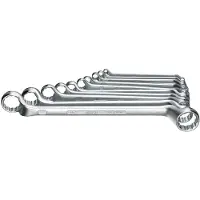 Gedore set dubbele ringsleutels, 10-delig, 6-27 mm, artikelnummer 2-10