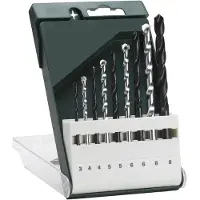 Bosch Accesorios 2609255482 Set De Forets à Métaux Diamètres 3/4/5/6/8 Et à Matériaux Diamètres 4/5/6/8