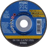 PFERD TOOLS EH 100-2,4 PSF STEEL/16,0 61739116 Doorslijpschijf gebogen 100 mm 25 stuk(s) Staal