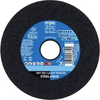 PFERD TOOLS EHT 125-1,6 SGP STEELOX 61331420 Doorslijpschijf recht 125 mm 25 stuk(s) RVS, Staal