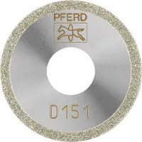 PFERD TOOLS 68403015 D1A1R 30-1-10 D 151 GAD Diamanten doorslijpschijf Diameter 30 mm Boordiameter 10 mm Duroplast, Glas, Hardmetaal, Schurende materialen,