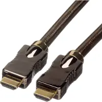 Roline HDMI Ultra HD Kabel met Ethernet, M/M, zwart, 5 m