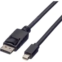 Roline DisplayPort kabel, DP M - Mini DP M, zwart, 1 m